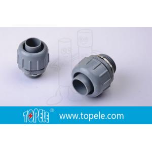 PVC Plastic Flexible Conduit And Fittings Non Metallic Liquid Tight Connectors Straight