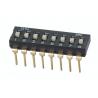 2.54mm IC Type Slide DIP Switch ON OFF SPST 1 - 12 Poles Packed In Tube