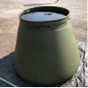 Army Self-Standing PVC Foldable Rain Water Tank Round Top For Fire Fighting