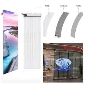 China Outdoor LED Mesh Display P10mm Nation Star SMD LED Film Type Self Adhesive supplier