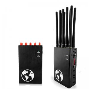 China 10 Channel VHF UHF Cell Phone WIFI GPS Signal Shield Jammer Blocker supplier