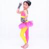 Jazz Tap Costumes Polka Dot Tutu Skirt Attached Pants Sequin Vest With Zebra