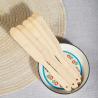 China 18Cm Disposable Biodegradable Bamboo Stuffing Spoon For Dumpling Wonton Stirring wholesale