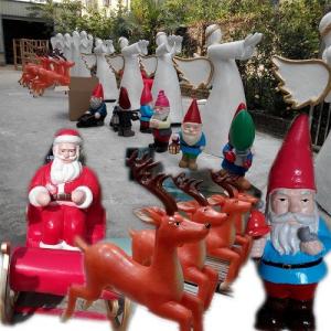 China event party celebration christmas  party decoration colorful statue Santa man in garden/ hall/ supermarket supplier