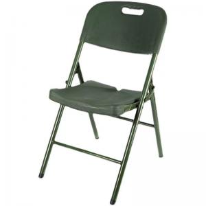 Military Chair Blow Molding Outdoor Portable Conference Folding Chair Camping Leisure Chair
