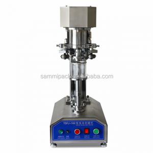 China Stainless Steel Tin Can Sealing Machine For Food Beer Can TDJ-160 supplier