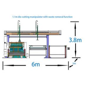 Die Cutting Stamping Waste Cleaning Manipulator For Cardboard