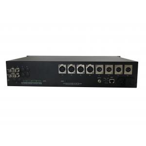 China 6 channels 3G-SDI  Fiber Optic Extender with external balance audio and datat with Ethernet supplier
