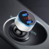 Car Charger Power Adapter LED Light Dual USB Charger Socket 5V 3.1A ABS Aluminum