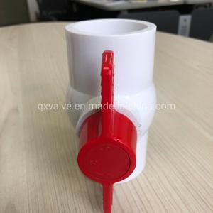 China Supply Flexible Ball Valve Connection Form Glue DIN ANSI Plastic PVC Threaded Valve supplier
