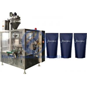 2KW Premade Pouch Filling Sealing Machine For Silicon Metal Powder Or Brown Fused Alumina