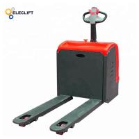 China Polyurethane Tires Full Electric Pallet Truck for Warehouse 24V/1.2KW 550/685Mm Width on sale