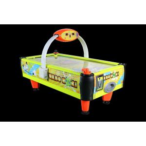 China Kids Amusement Air Hockey Machine , Token Game Machine With Lifelike Sound Effect supplier