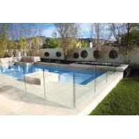 China Polished Edges Low E Glass Pool Safety Fence With ASTM Standard on sale