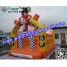Yellow Inflatable Small Clown Bouncy Castle For Amusement Park
