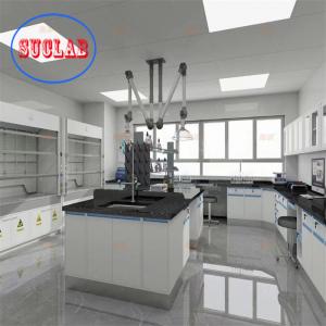 Full Metal Chemistry Resistant  Lab Bench with Cabinet For Hospital and Research LaboratoryChemicalStrongest  Using