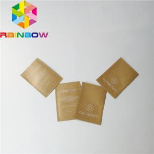 Custom Logo Heat Seal Laminated Foil Three Side Heat Seal Flat Pouch Cosmetic Samples Packaging Smell Proof Sachet Bags