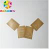 Custom Logo Heat Seal Laminated Foil Three Side Heat Seal Flat Pouch Cosmetic