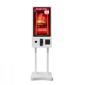 China MG-320TP Self Service Cash Register Floor Stand 32 / 24 Inch Android AIO supplier