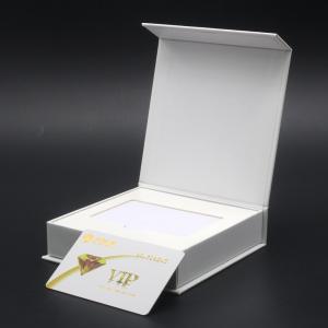 China Custom Logo Printing Paper Slim VIP Gift Card Boxes Credit Card Holder Packaging Box For Card supplier