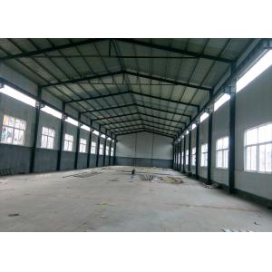 Lightweight Prefabricated Steel Warehouse With Overhead Crane