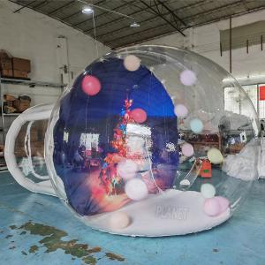 Inflatable Snow Globe Inflatable Bounce House Snow Globe Inflatbale Christmas Snowball For Christmas Decoration
