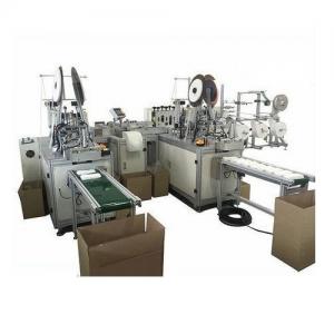 China High Speed Mask Making Machine For Full Automatic Folding Mask Production supplier