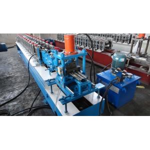 40mm and 60 mm G.I Steel  Sheet Metal Shutter Door Shaft Roll Former / Roll Forming Machinery With Passive Decoiler