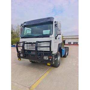China Cabezal tractor SINOTRUK HOWO 380HP 6x4 usado con transmisión manual supplier