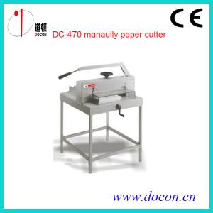 China DC-470 manually paper cutter guillotine supplier