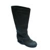 Aduana/botas femeninas de la PU de la marina de guerra cómoda de calidad superior del OEM/del ODM nuevas altas con los talones de los 0.2cm