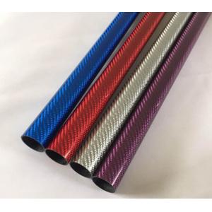 China High Modulus Carbon Fiber Equipment Multi-Color Kevlar Aramid Carbon Fiber Tube Customised sizes supplier