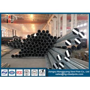 Minimum Yield Strength 345 MPA Steel Conical Steel Utility Poles 25m Electrical Power Pole