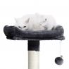 Sturdy Modular Cat Scratch Tower Jumbo 69" Black Color Free Stand Stable