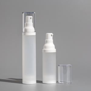 China 15ml 20ml 30ml 50ml Plastic Airless Pump Bottles Dispenser Vacuum Travel Bottling Container supplier