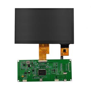 China 7インチPCAPタッチディスプレイ 1024x600解像度 TFT LCDモジュール 850ニト wholesale