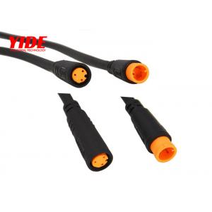 China 48V 2A E Bike Connector Waterproof 3 Pin Male Connector Cable supplier