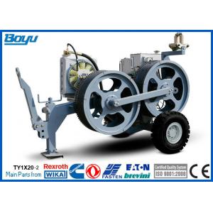 China High Power Cable Stringing Equipment / Underground Cable Pulling Winch for Overhead Line supplier