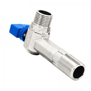 OEM Quick Open 90 Degree Angle Stop Cock Valve Size Customized