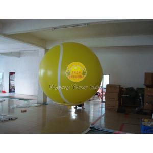 China Large Inflatable Tennis Ball Balloon with Total Digital Printing, Sports Balloons supplier