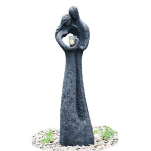 China Cozy Lover Large Outdoor Fountains , Resin Fiberglass Water Fountains 60 Inches wholesale