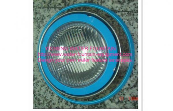 Stainless Steel Wall Mounted Underwater Swimming Pool Lights With Blue Rings