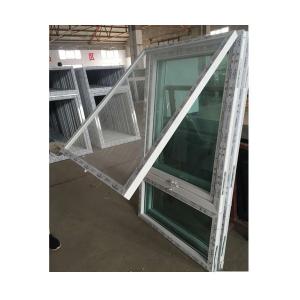 Residential White UPVC Awning Window 32x14 For Basement