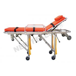 China Foldable Aluminum alloy Ambulance Stretcher Trolley with ISO9001 / 13485 supplier