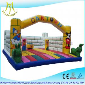 China Hansel popular funny commercial indoor inflatable playground equipment supplier
