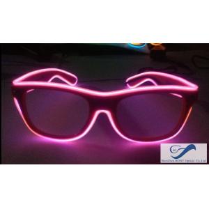 China Party Show Flash Light Glasses 0.75mm Lens With PC Plastic Frame supplier