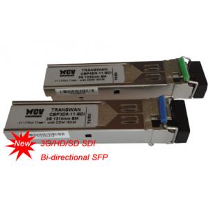 China Bi-directional 3G/HD/SD Video SFP optical module,1310nm TX/1550nm RX supplier