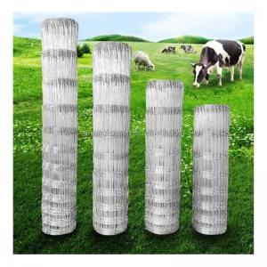 8ft Galvanized Grassland Wire Mesh Fiexed Knot Fence for Cattle and Sheep Farming Needs