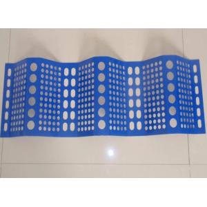 900mm Width 1.5mm Thickness Wind Breaker Panels Three Peak Blue