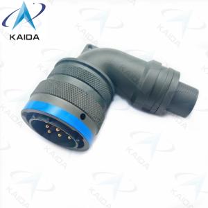 Miniature Connector MIL-DTL-26482 Series Ⅰ With Olive Green Cadmium Shell Finish 90 Degree Plug PT08E16-8P 8 Male Pins